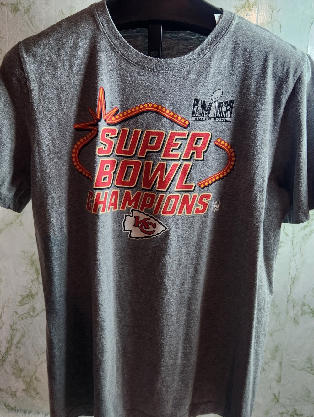 Super Bowl LVIII Champions Kansas City Chiefs Nike Short Sleeve Tee